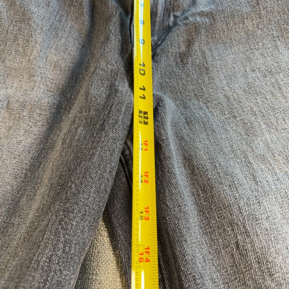 Hollister Super Baggy Jeans Mens 34x30 Gray Black Mushroom Patch Y2K Wide Leg - Picture 5 of 10
